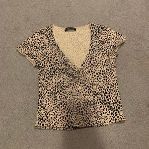 Cheetah brandy Melville Gina top